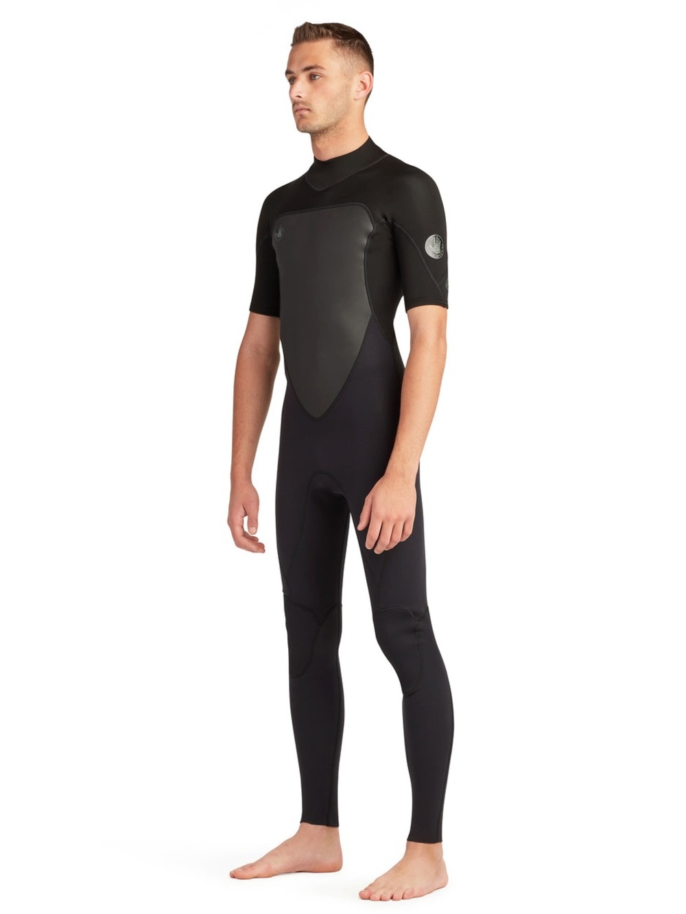 NEW BODY GLOVE - Phoenix 2/2mm Back Zip Short Sleeve Full Wetsuit - Black - Picture 2 of 16